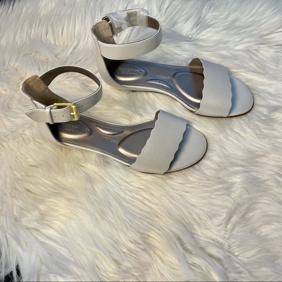 Rockport Total Motion Zandra white sandals size 5 - Picture 3 of 9